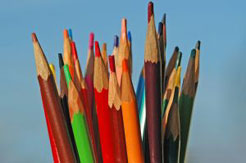 Láopices de colores