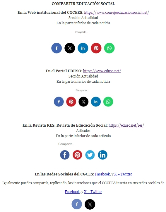 Eduso Compartir en redes sociales - EDUSO. La Puerta de la Educación ...
